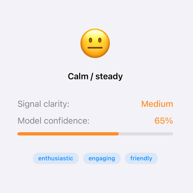 Simple translation — tone summary illustration